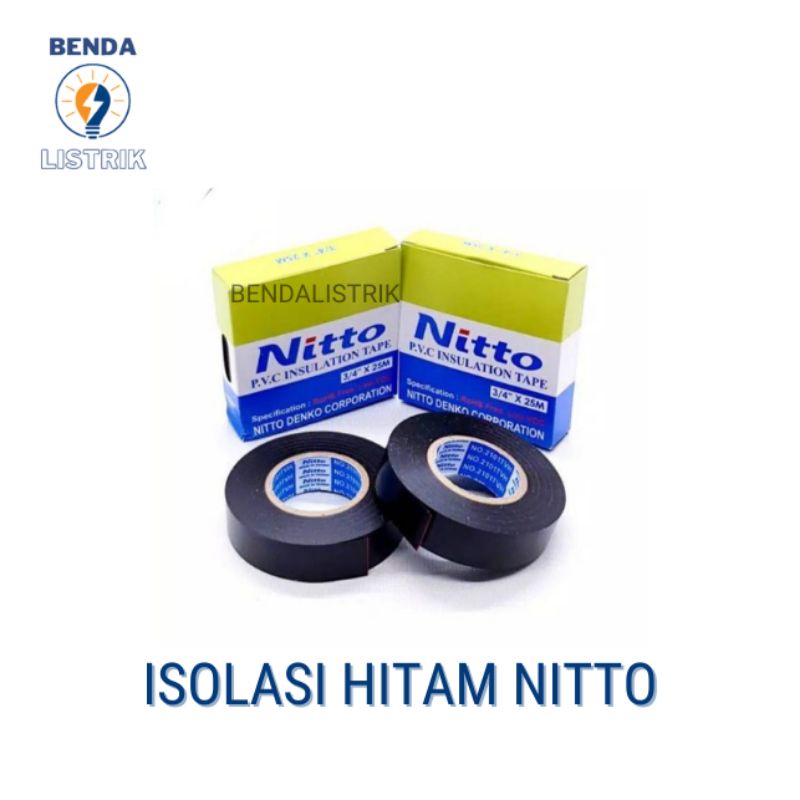 Jual Isolasi Listrik Nitto Isolasi Nitto Lakban Nitto Nitto Tape