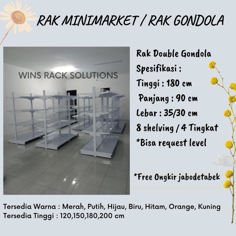 Jual Rak Supermarket Rak Minimarket Rak Gondola Island Rak