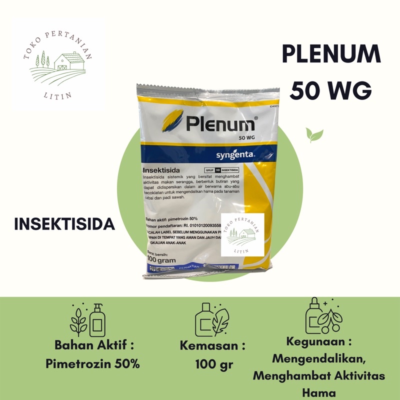 Jual Plenum Wg Gr Insektisida Mengendalikan Hama Wereng