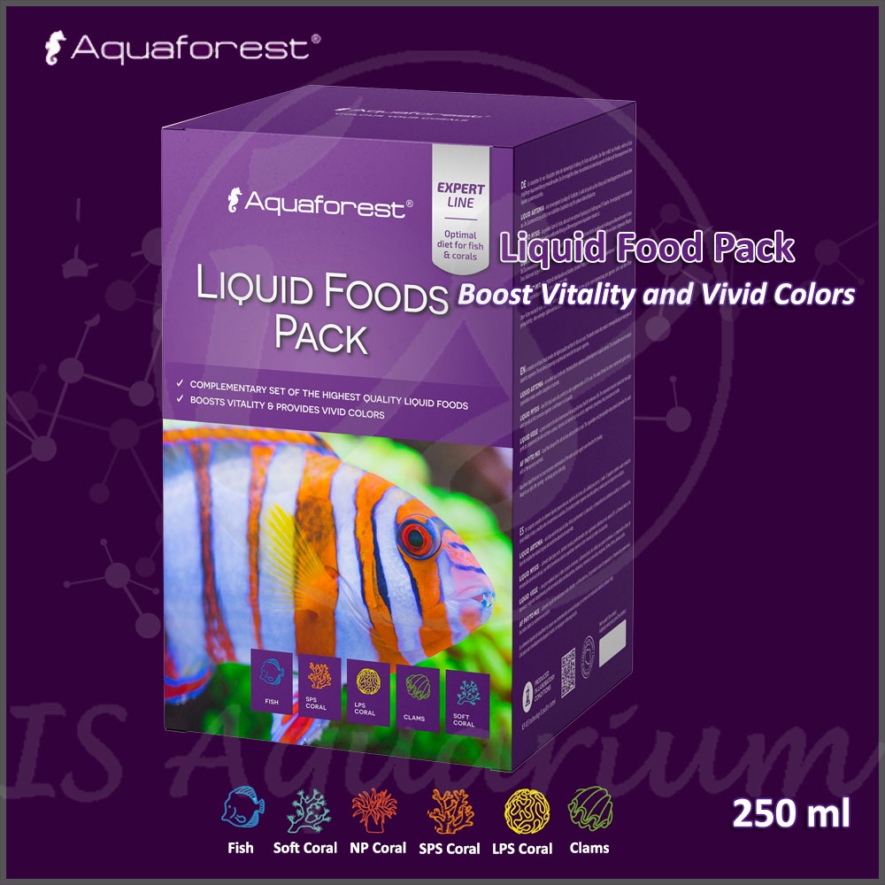 Jual Aquaforest Liquid Food Packs 4x250ml Makanan Ikan Coral Marine