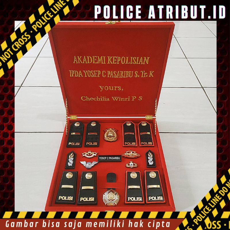 Jual Pangkat Ipda Polisi Pdh Pdu Box Set Custom Promo Terbaru