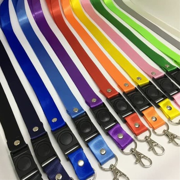 Jual Tali Lanyard Gantungan Idcard Name Tag Polos Uk Cm Bahan Nylon