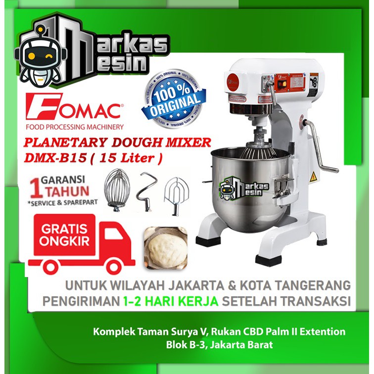 Jual Spesial Promo Planetary Dough Mixer Mesin Pengaduk Adonan Liter