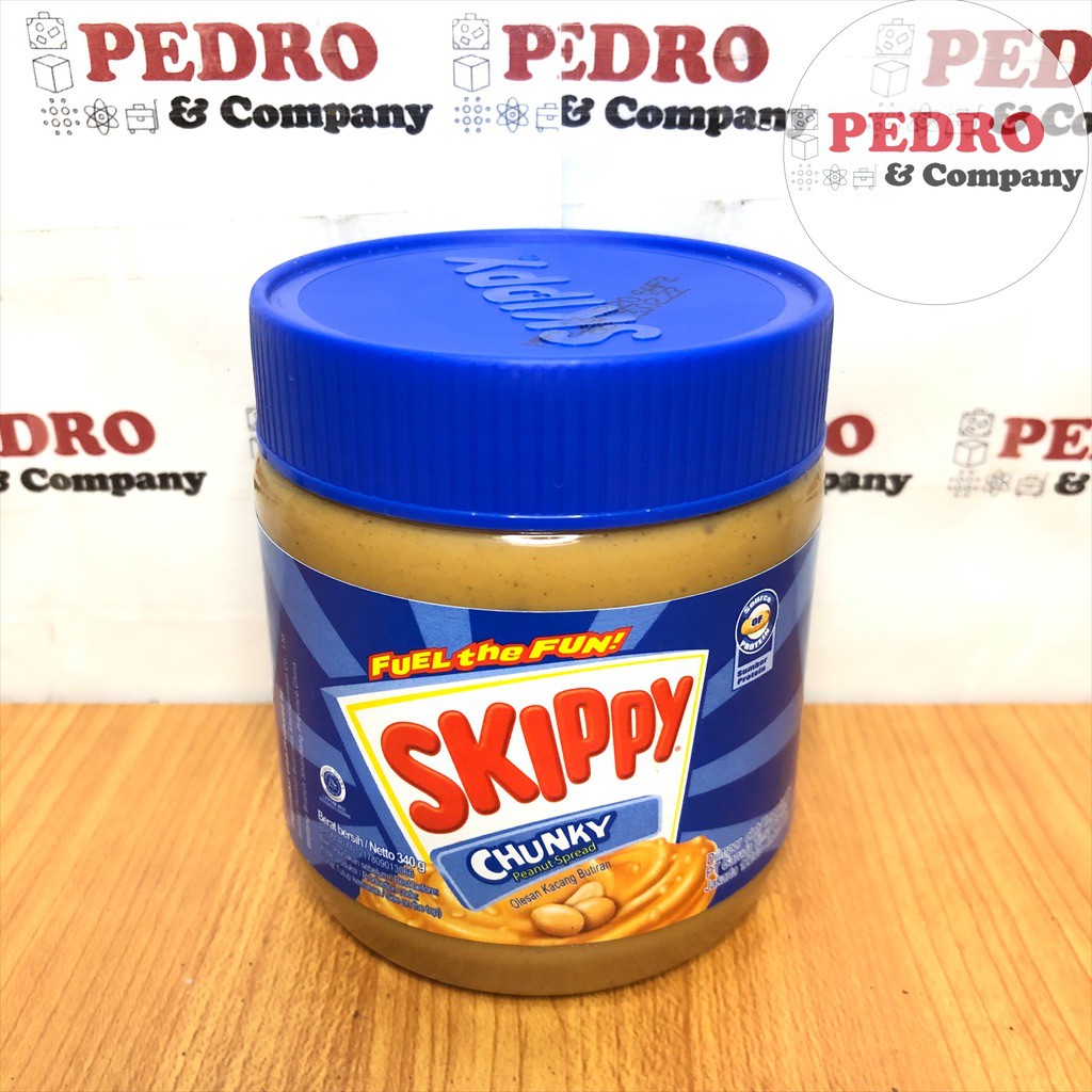 Jual Skippy Chunky Peanut Butter Selai Kacang Kasar 340 Gr Biru