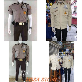 Jual Seragam Satpam Pdl Pdh Seragam Security Coklat Lengkap Seragam