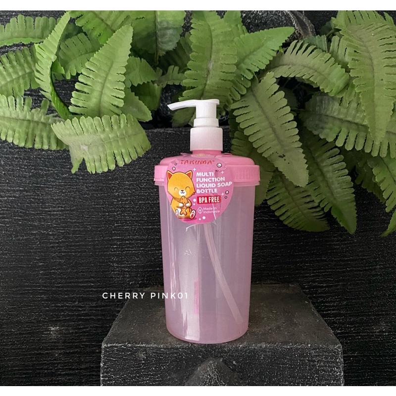 Jual BOTOL PUMP SHAMPO SABUN CAIR PINK 500ml Shopee Indonesia