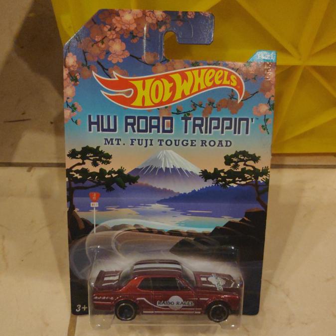 Jual Kualitas Terbaik Hot Wheels Road Trippin Nissan Skyline Ht 2000