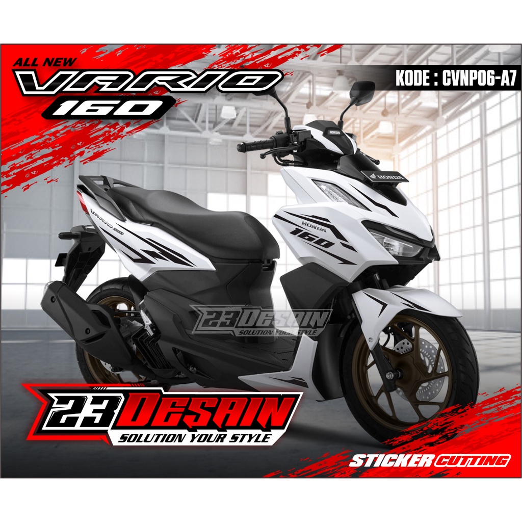 Jual Cutting Sticker Vario Striping Stiker Honda New Vario