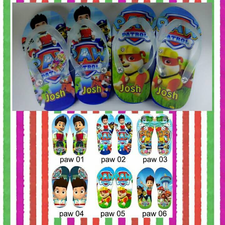 Jual Sendal Paw Patrol Custom Shopee Indonesia