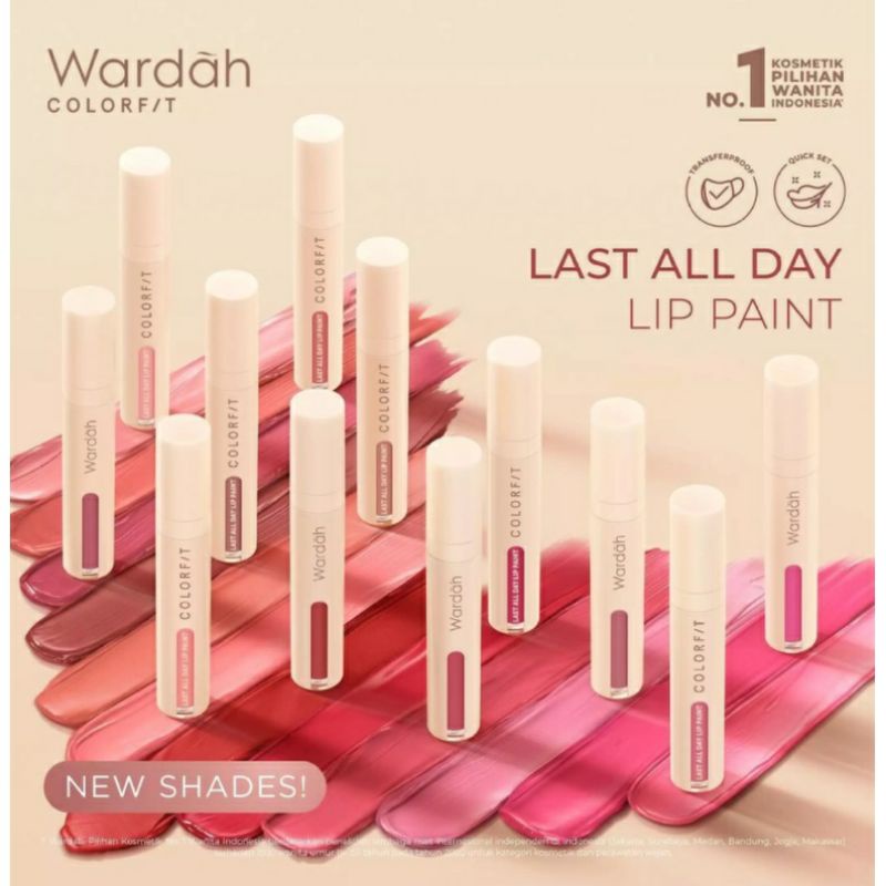 Jual Wardah Colorfit Last All Day Lip Paint Shopee Indonesia