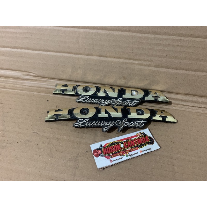 Jual Logo Emblem Tangki Honda Glmax Glpro Gl Max Pro Series Luxury