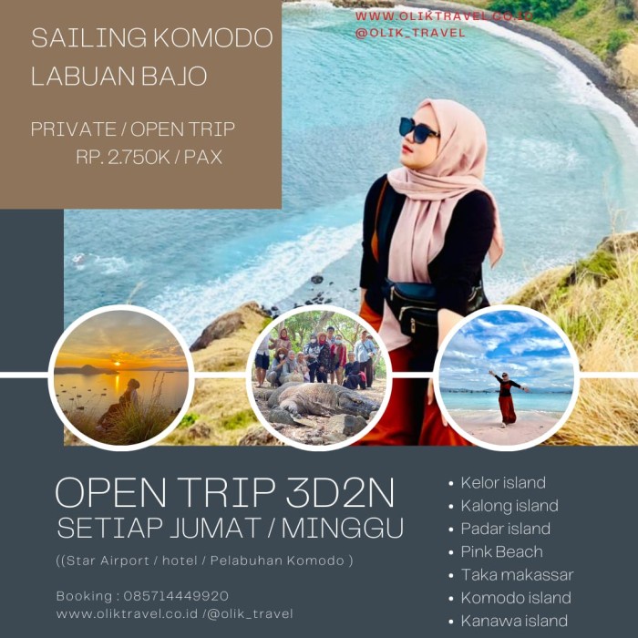 Jual Open Trip Sailing Komodo Labuan Bajo Ntt Phinisi Lexxy Sharing