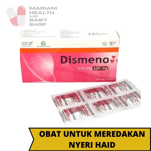 Jual Dismeno Mg Isi Kapsul Meredakan Nyeri Haid Shopee Indonesia