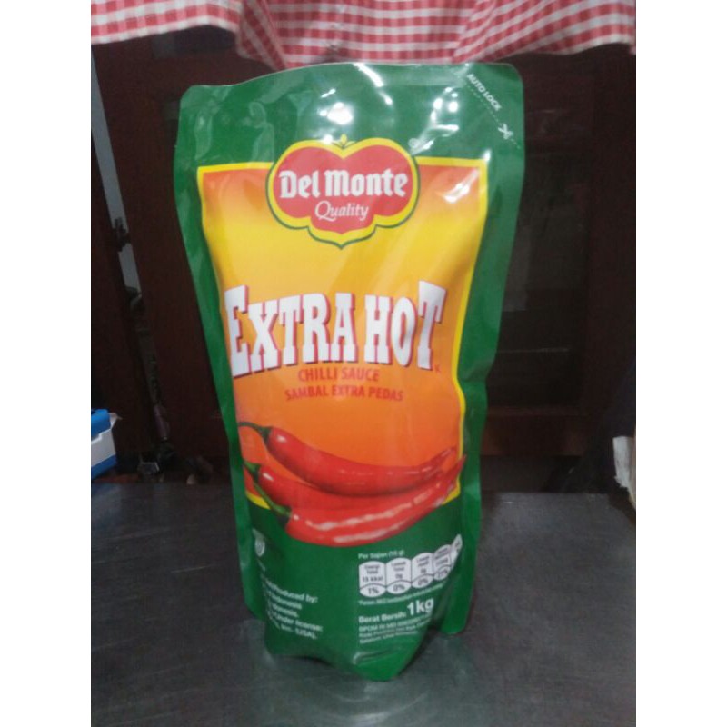 Jual Extra Hot Kg Delmonte Del Monte Saus Saos Sambal Sambel Shopee