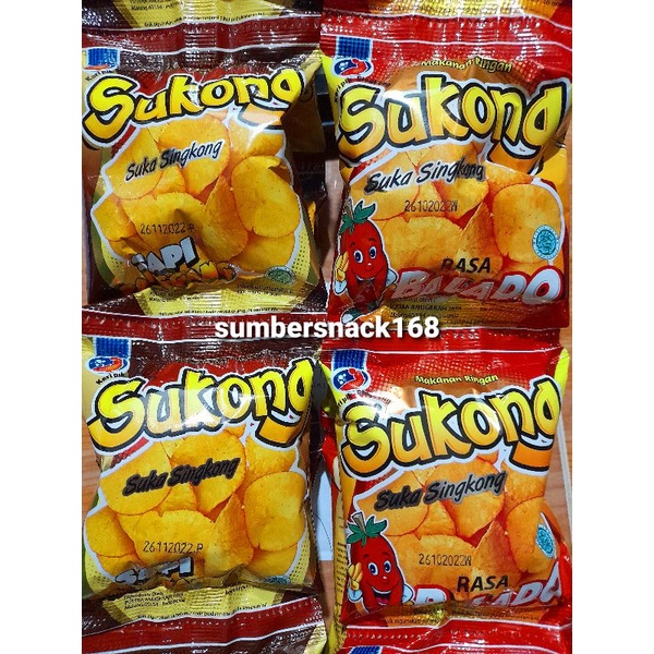 Jual Chiki Sukong Kripik Singkong Renyah 10 Bungkus Shopee Indonesia