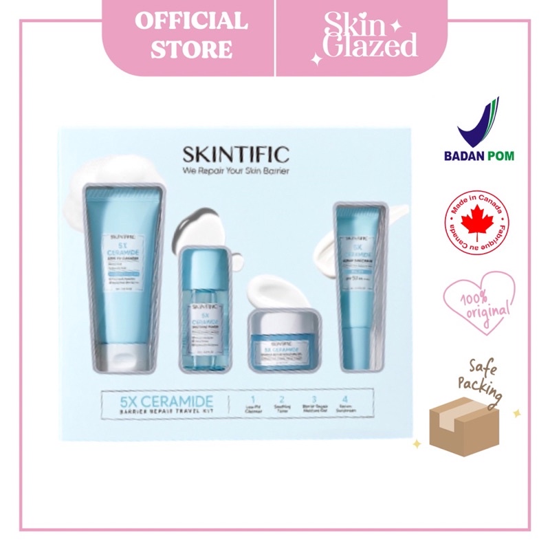 Jual SKINTIFIC 5x Ceramide Travel Kit Set Shopee Indonesia