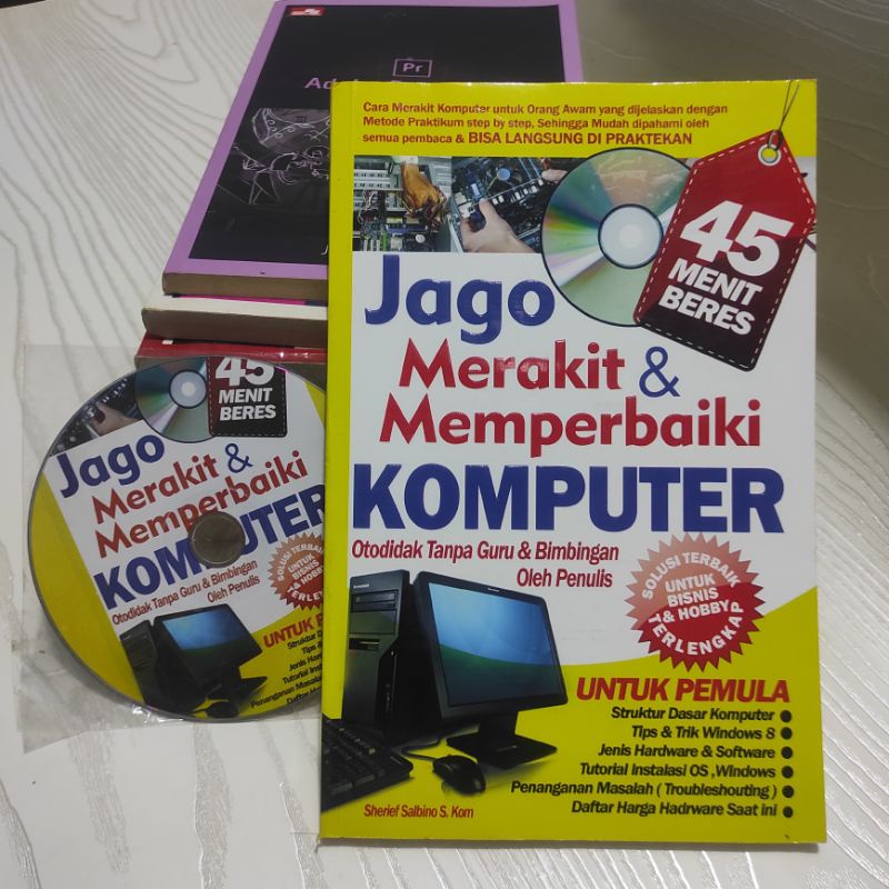 Jual Buku BEKAS ORI Jago Merakit Memperbaiki Komputer Plus CD