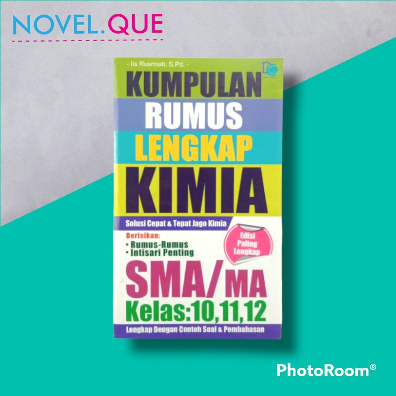 Jual Kumpulan Rumus Lengkap Kimia SMA MA Kelas 10 11 12 Dunia Cerdas