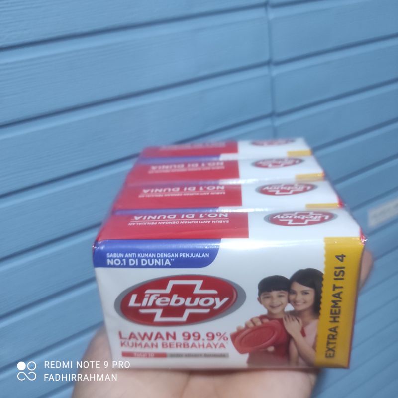 Jual Sabun Batang Lifebuoy 110g Isi 4 Shopee Indonesia