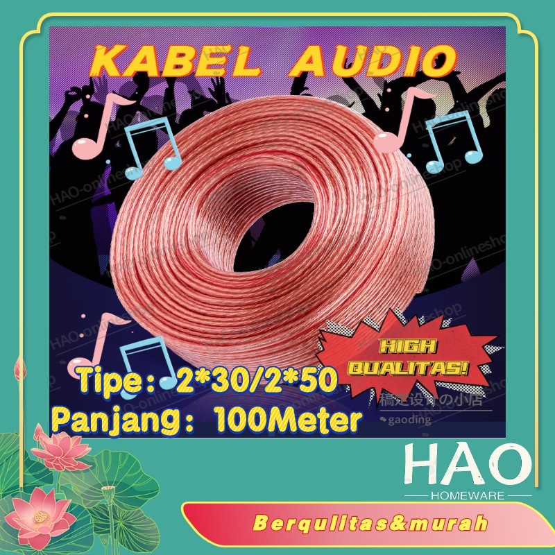 Jual Kabel Listrik Transparan Kabel Audio Super Promo 2x30 2x50