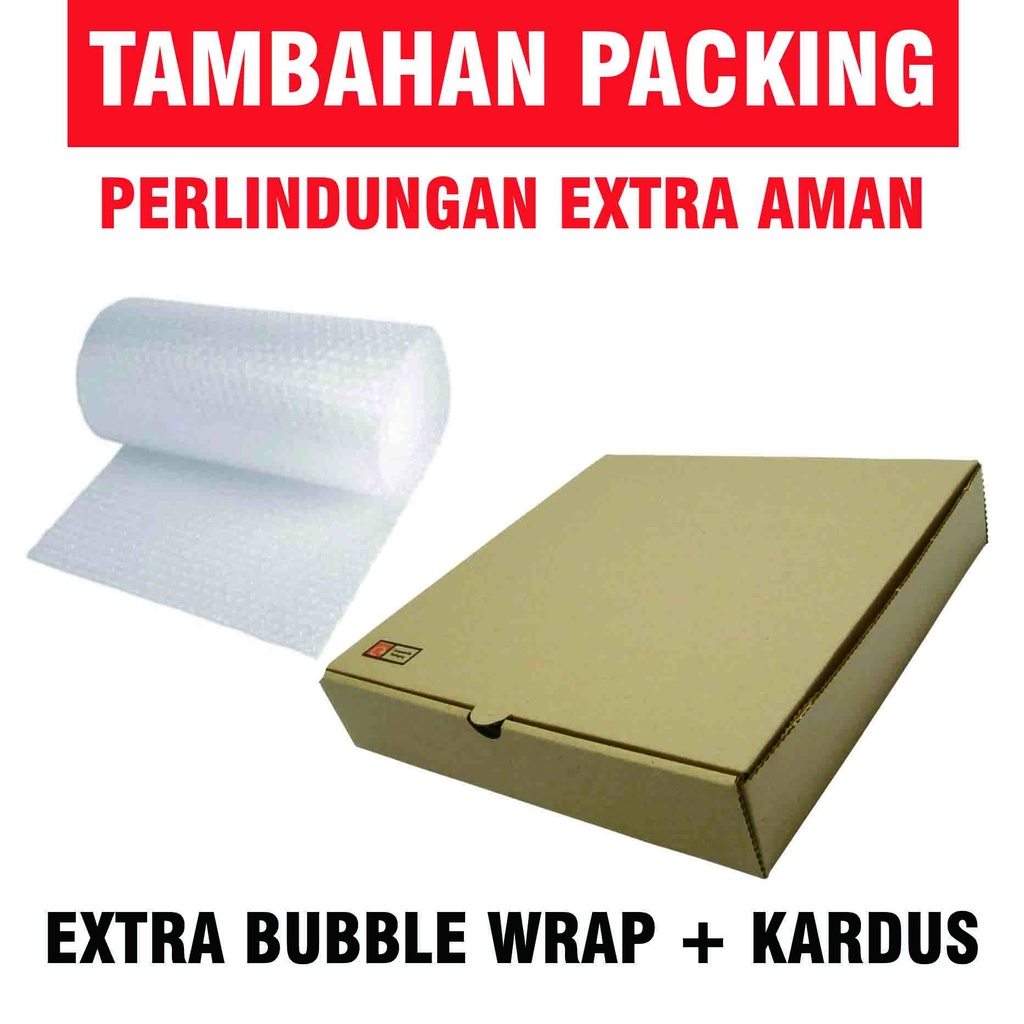 Jual Tambahan Packing Ekstra Bubble Wrap Kradus Kotak Perlindungan