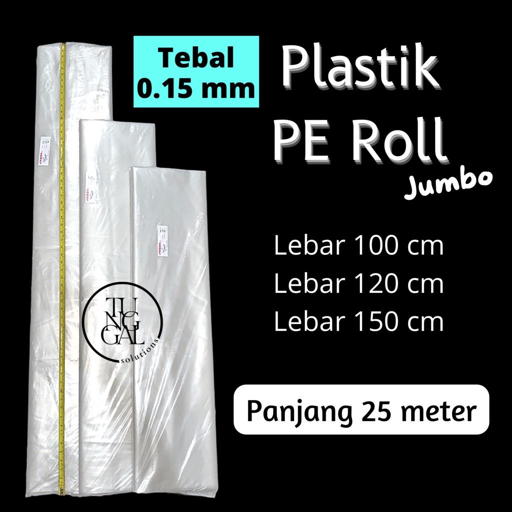 Jual Plastik Pe Roll Jumbo Cap Jumbo Jet Lebar Cm