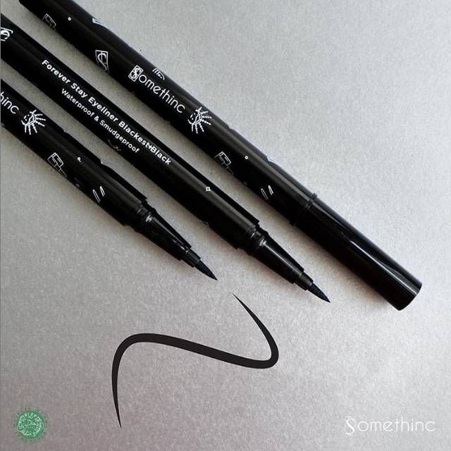 Jual SOMETHINC FOREVER STAY EYELINER BLACKEST BLACK Shopee Indonesia