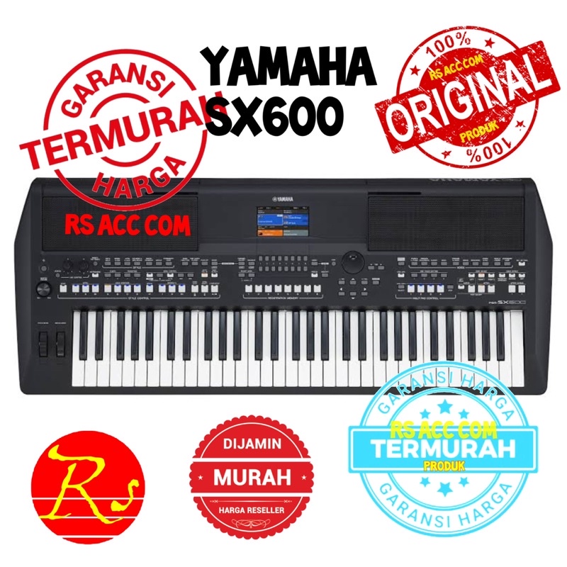 Jual Yamaha PSR SX600 Keyboard Arranger ORIGINAL RESMI Shopee Indonesia