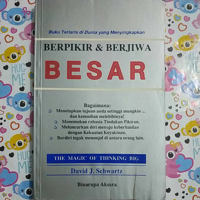 Jual Buku Motivasi BERPIKIR BERJIWA BESAR Shopee Indonesia