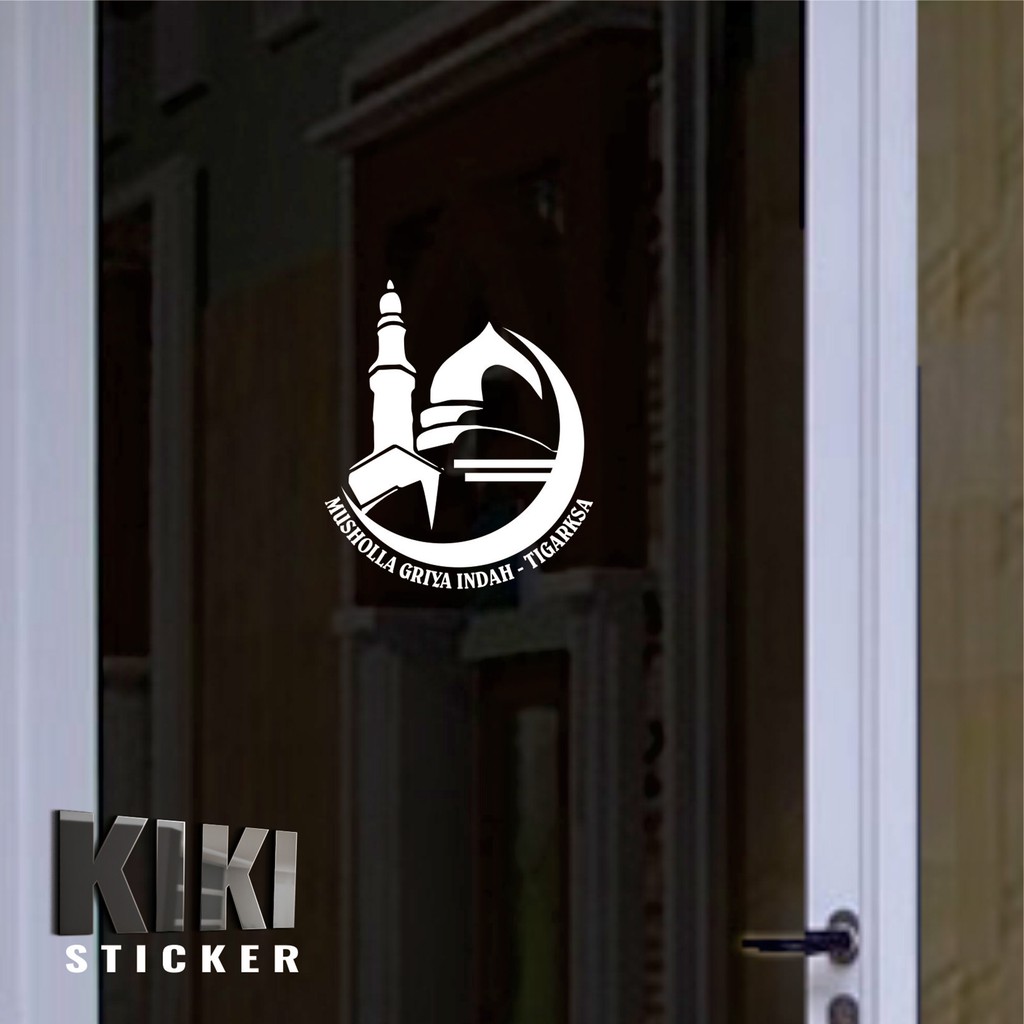 Jual CUTTING STICKER STIKER KACA PINTU JENDELA MASJID MUSHOLLA