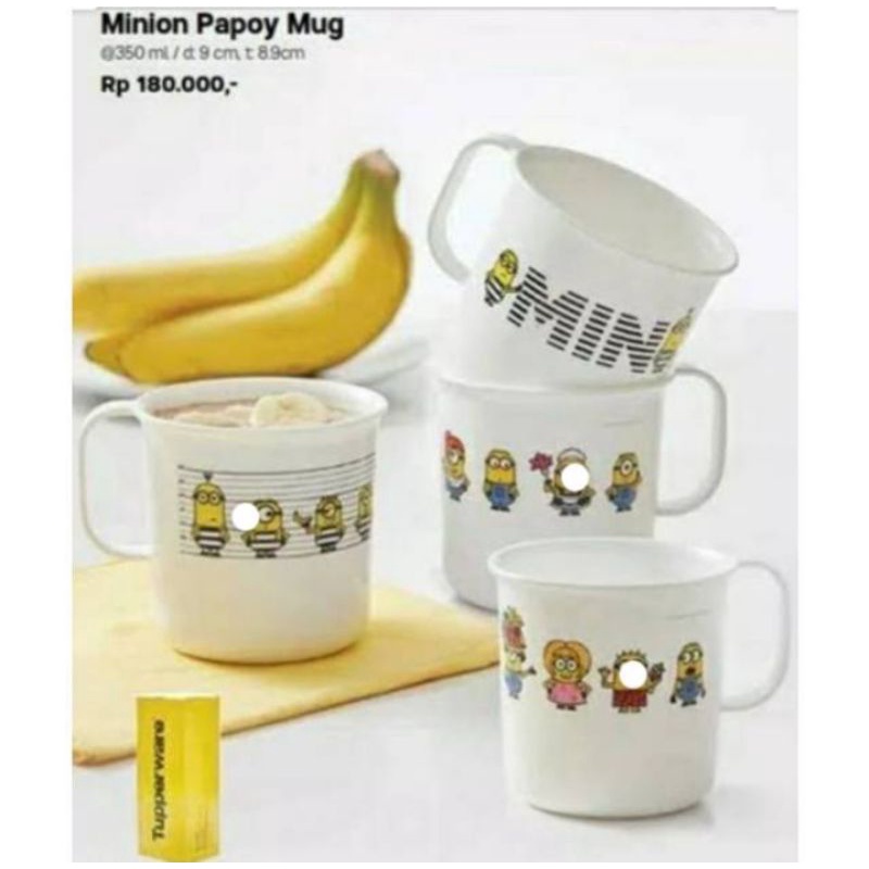 Jual Papoy Mug Tupperware Ml Mug Karakter Minion Isi Tupperware