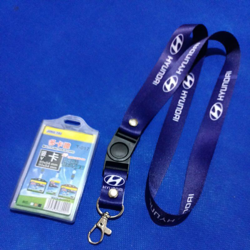 Jual LANYARD TALI ID CARD HYUNDAI BISA SATUAN READY STOCK Indonesia