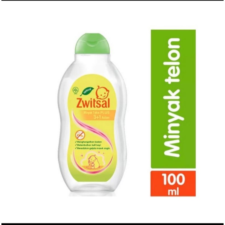 Jual Zwitsal Natural Minyak Telon Plus 100 Ml Shopee Indonesia