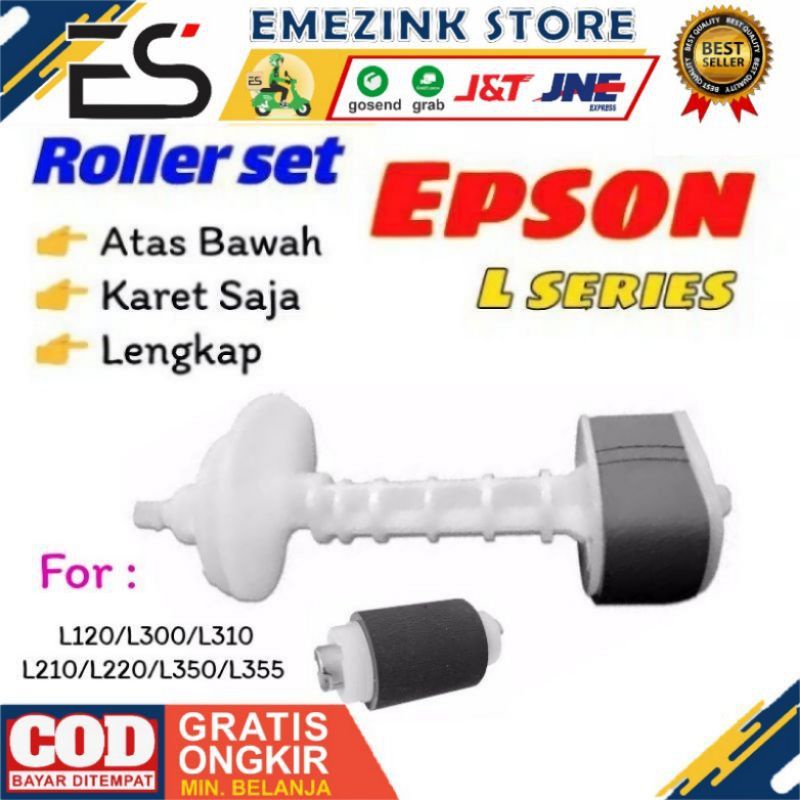 Jual KAF ASF Karet Roller Kertas New Epson L110 L120 L210 L220 L300