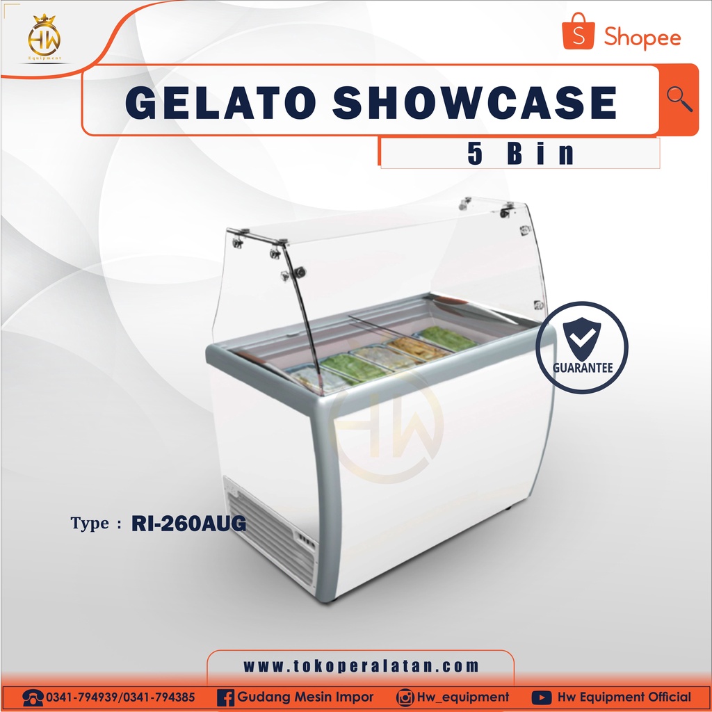 Jual GELATO SHOWCASE MESIN PEMAJANG ICE CREAM Shopee Indonesia