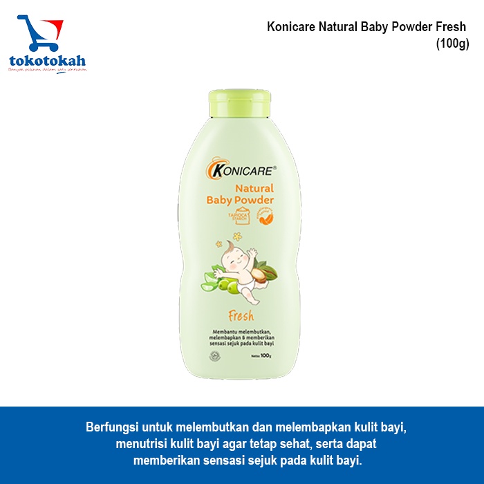 Jual Konicare Natural Baby Powder Fresh 100g Shopee Indonesia