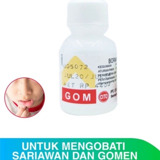 Jual Borax Glycerine Gom Cito Ml Obat Sariawan Shopee Indonesia