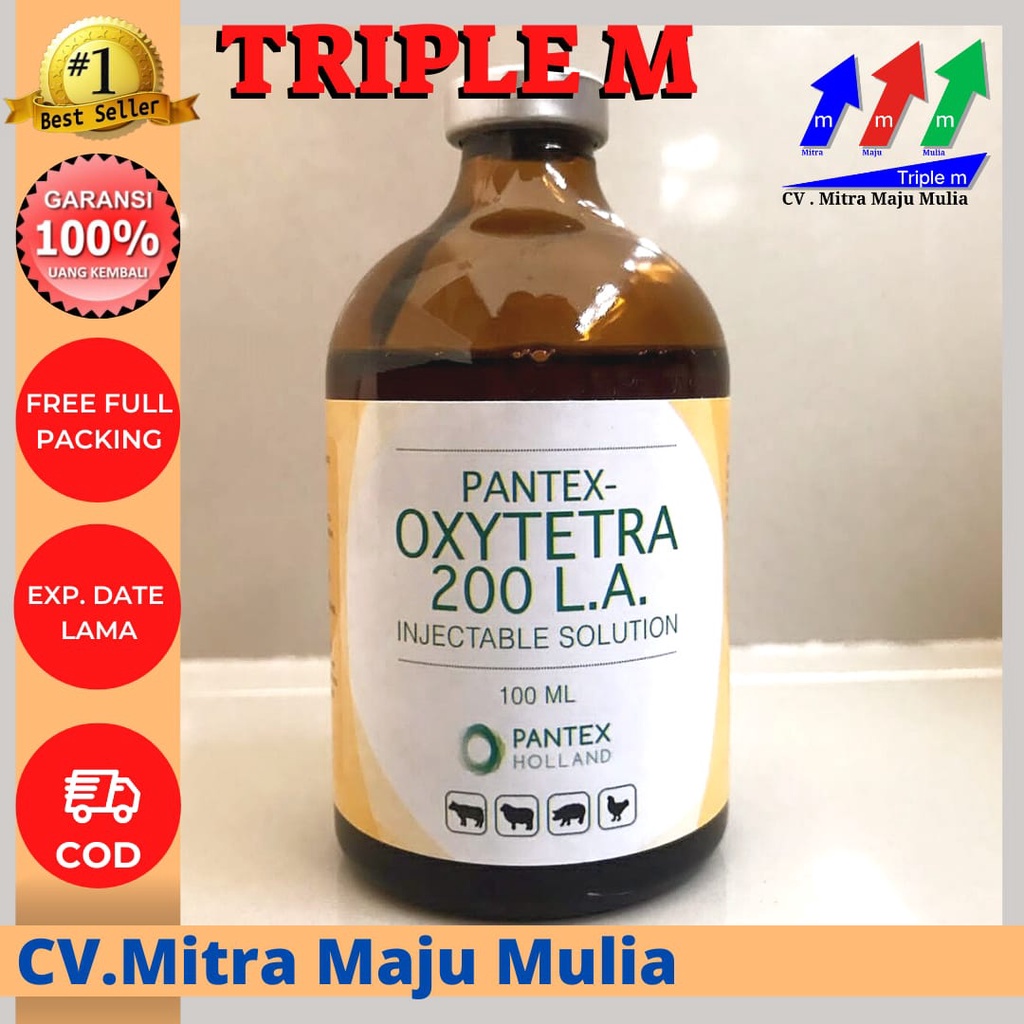 Jual Pantex Oxytetra La Triple M Obat Antibiotik Pencernaan