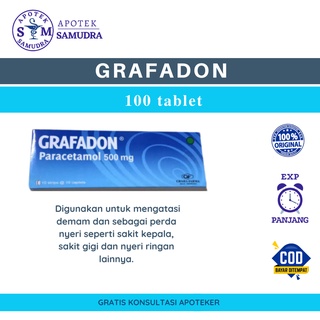 Jual Grafadon Kaplet Box Isi Kaplet Paracetamol Mg Obat Demam