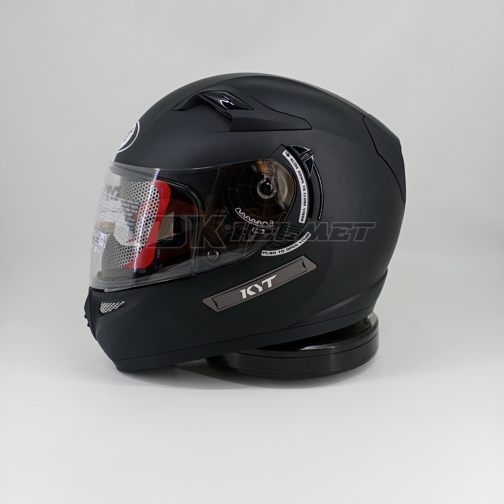 Jual Helm Full Face Kyt K R Solid Black Matt Doff Doft K Rider Hitam