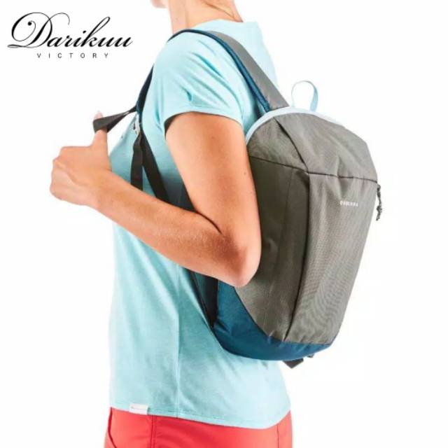 Jual Tas Ransel Quechua Hitam Original Unisex Tas Sekolah Pria Wanita