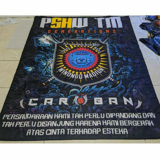 Jual Cetak Bendera Komunitas Pshw Sh Winongo Bendera Printing Full