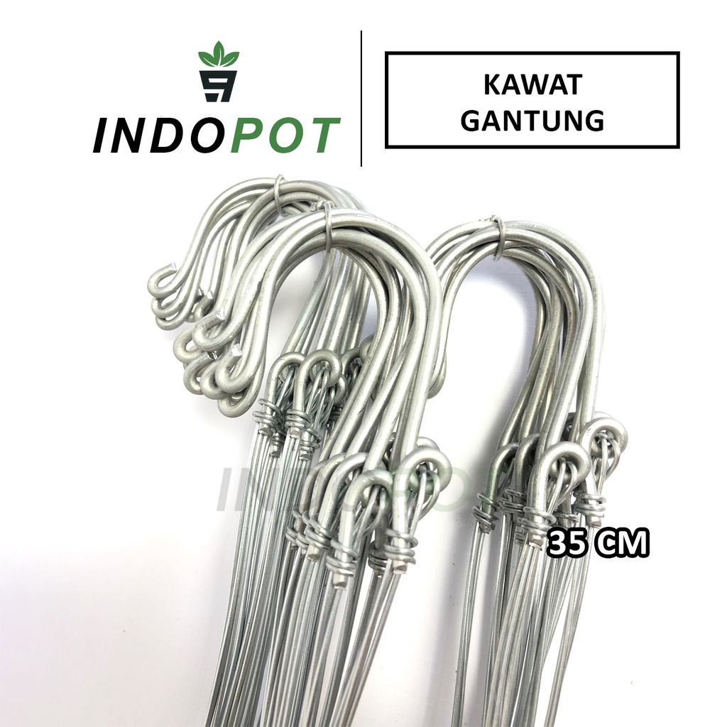 Jual Kawat Tali Gantung Satu Ikat Berbagai Ukuran Gantungan Pot Tanaman