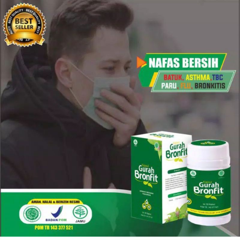 Jual Obat Herbal Gurah Bronfit Pembersih Racun Paru Paru Perokok Berat