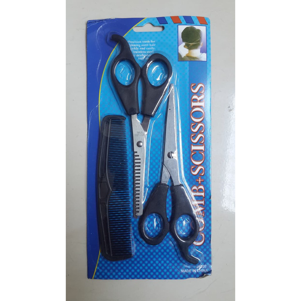 Jual Gunting Sisir Set Pcs Gunting Sasak Alat Potong Rambut Styling