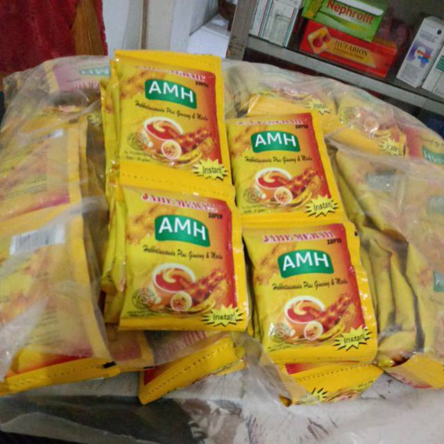 Jual Jahe Merah AMH Super Minuman Instant Habbatussauda Ginseng Dan