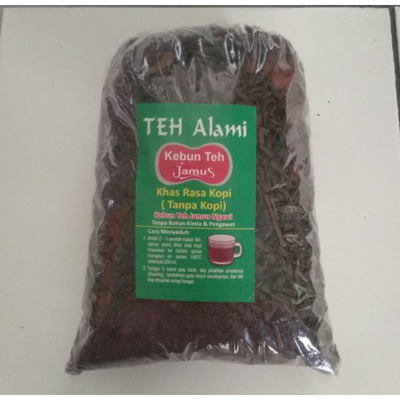 Jual Teh Alami KEBUN TEH JAMUS NGAWI Khas Rasa Kopi Tanpa Kopi 500