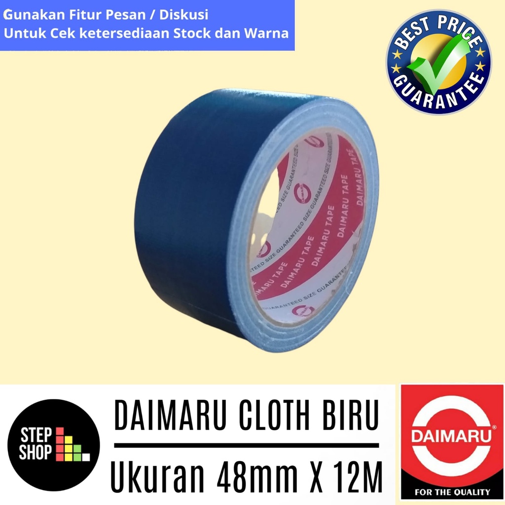 Jual Daimaru Cloth Tape Lakban Kain Lakban Jilid Mm X M