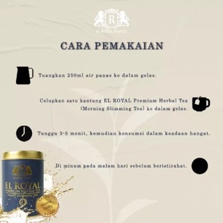 Jual El Royal Premium Tea Teh Pelangsing Siang Malam Paket