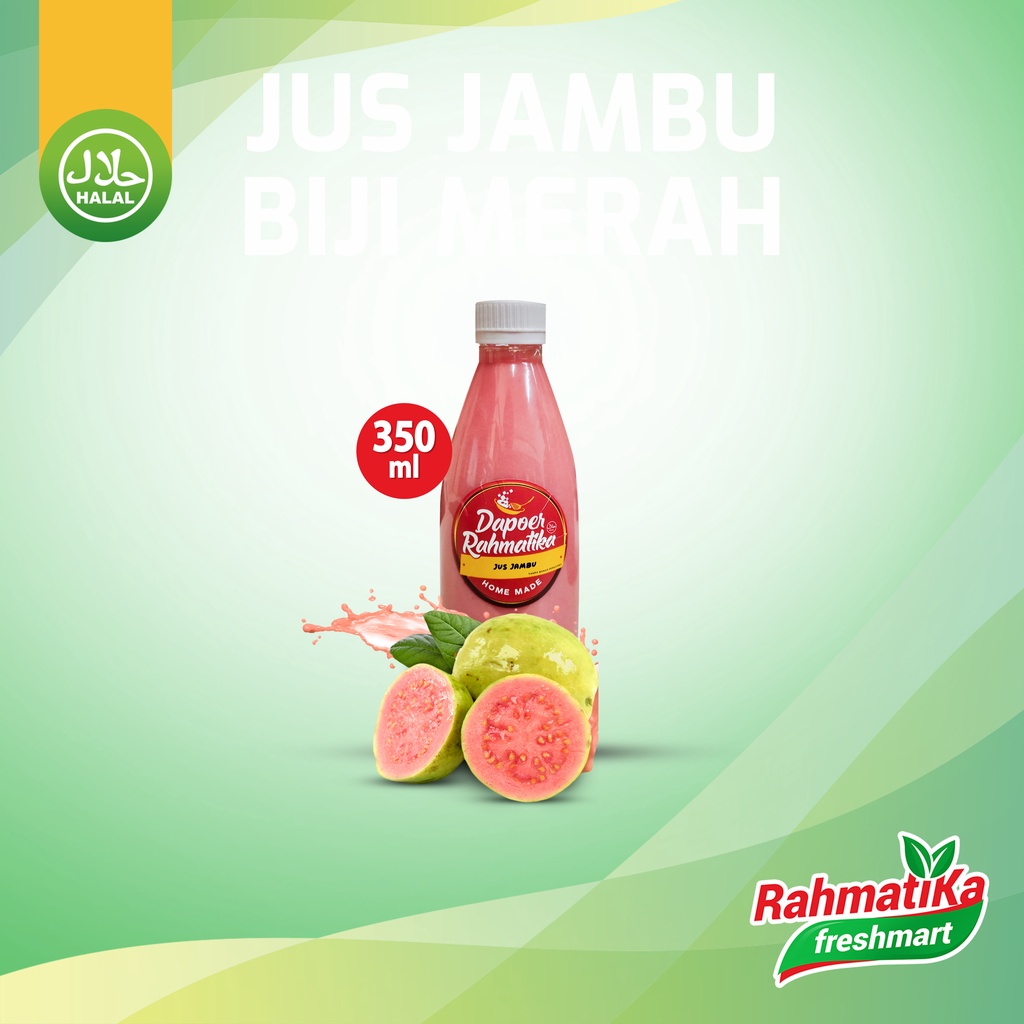 Jual Jus Jambu Biji Merah Fresh Jus Buah Dapoer Rahmatika Ml